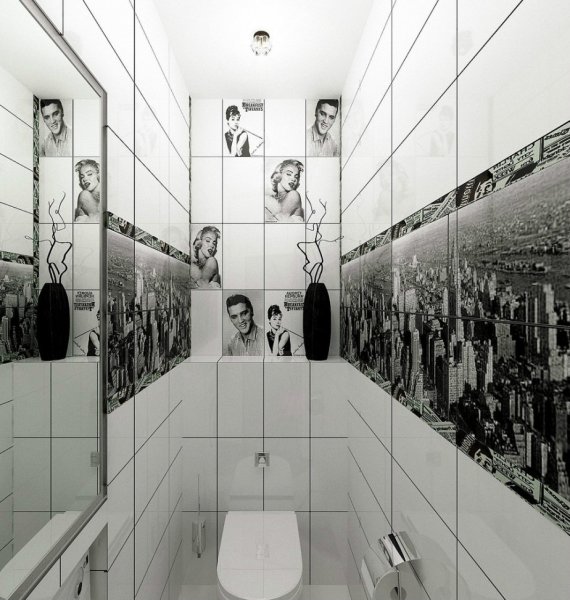 Плитка панно для туалета