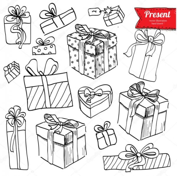 Подарок для срисовки