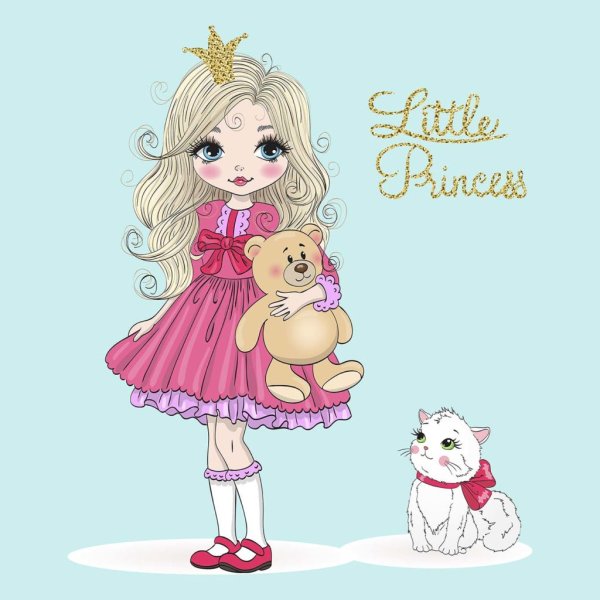 Oksana Lysak иллюстрации little Princess