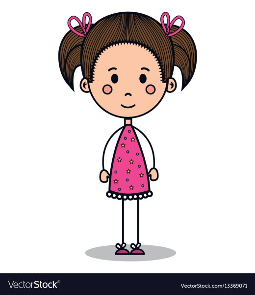 Маленькая девочка Графика