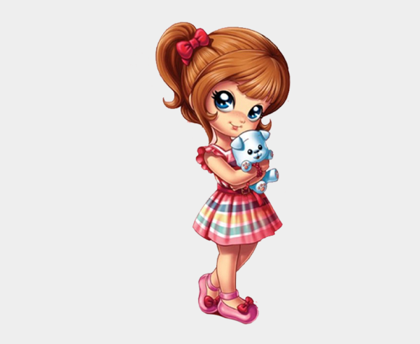 Мультяшная девочка