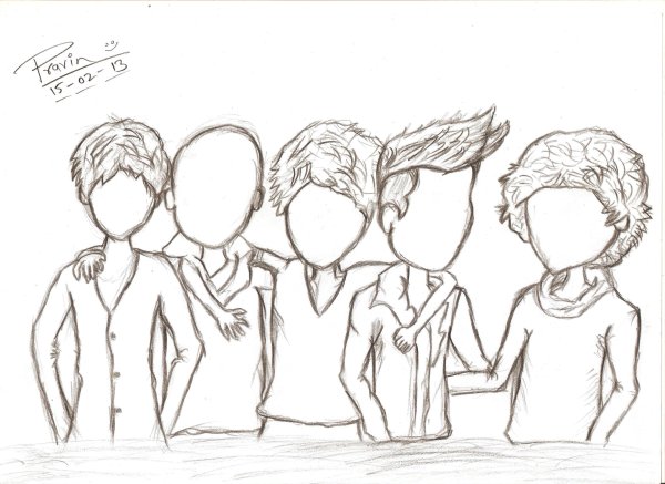 Друзья карандашом