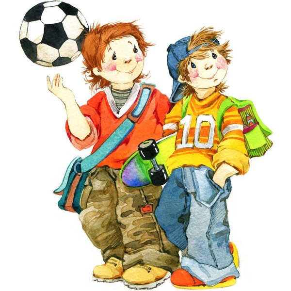 Подруги карандашом