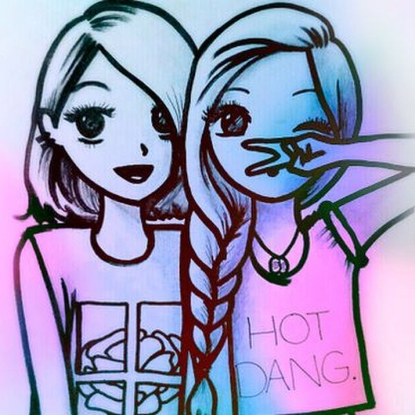 Раскраска длялучей подруги