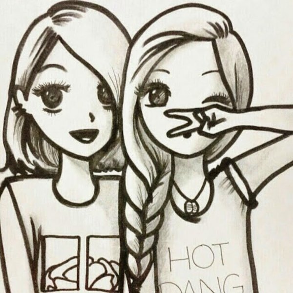 Две сестры мультяшные