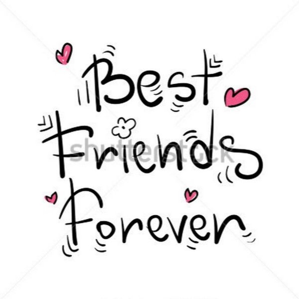 Best friends Forever надпись