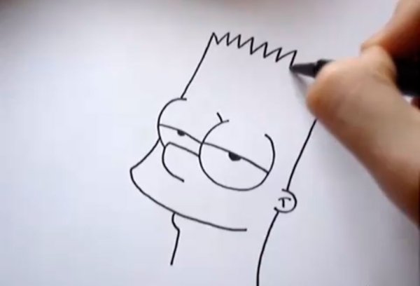 Рисунки фломастерами поэтапно