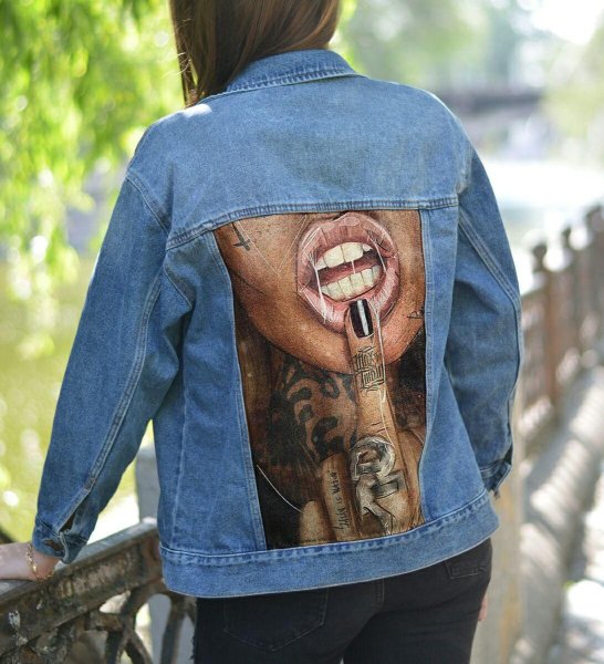 Принт на джинсовую куртку