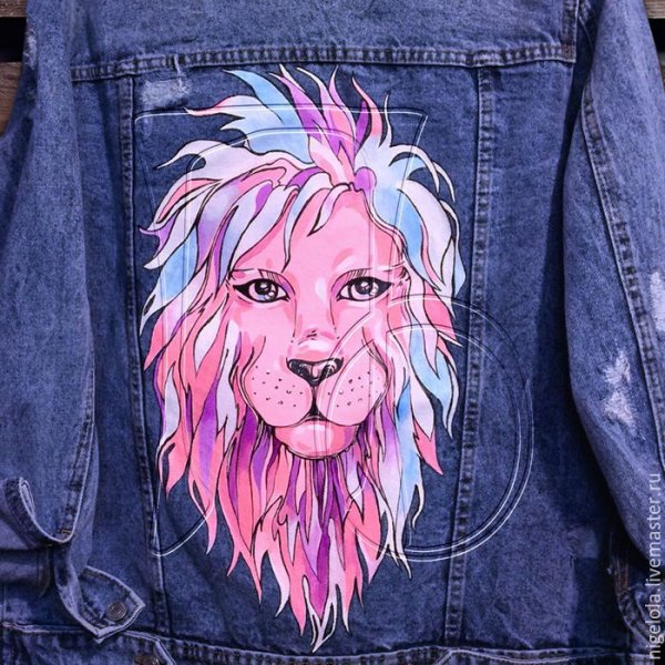 Джинсовка с драконом