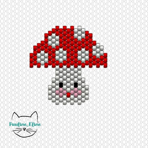 Схемы бисероплетения кирпичным стежком