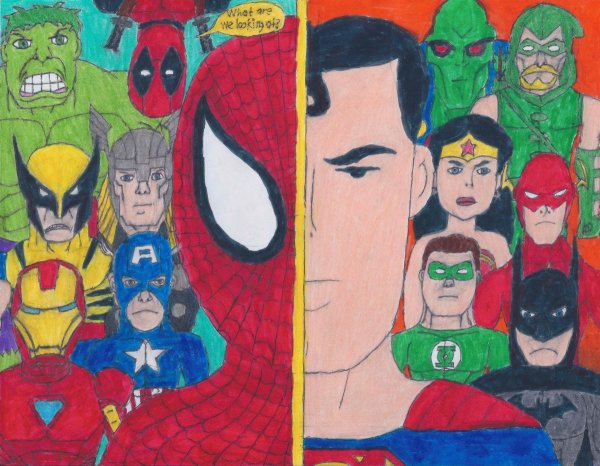 Постеры на стену с супергероями