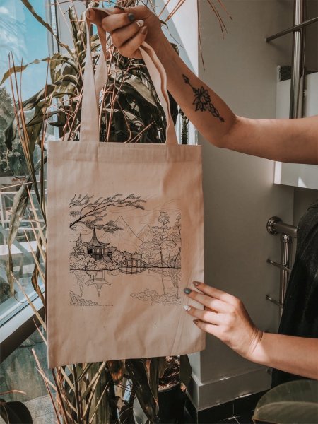 Нанесения изображениена шоппер