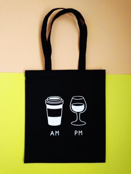 Сумка-шоппер Illusion, черная