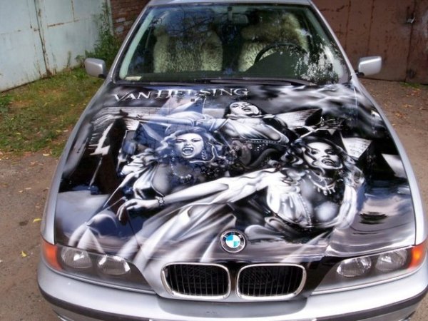 Аэрография на БМВ е39