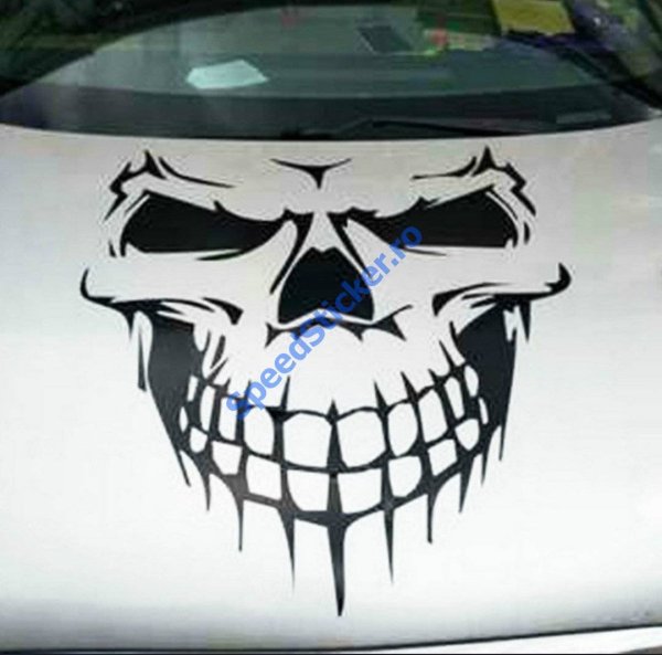 Череп на машине