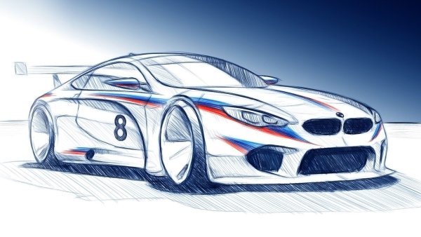 BMW m8 render