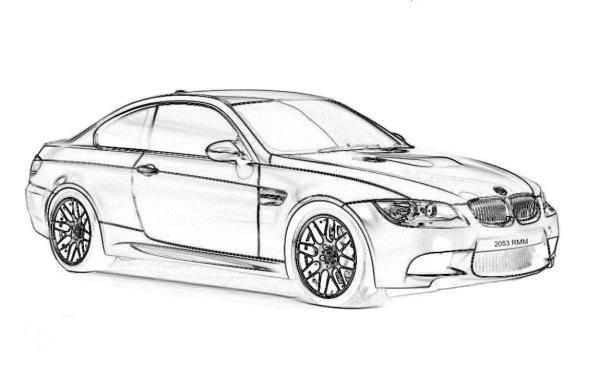 BMW e60 drawing