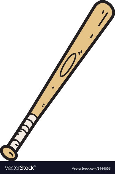 Бита для бейсбола рисунок