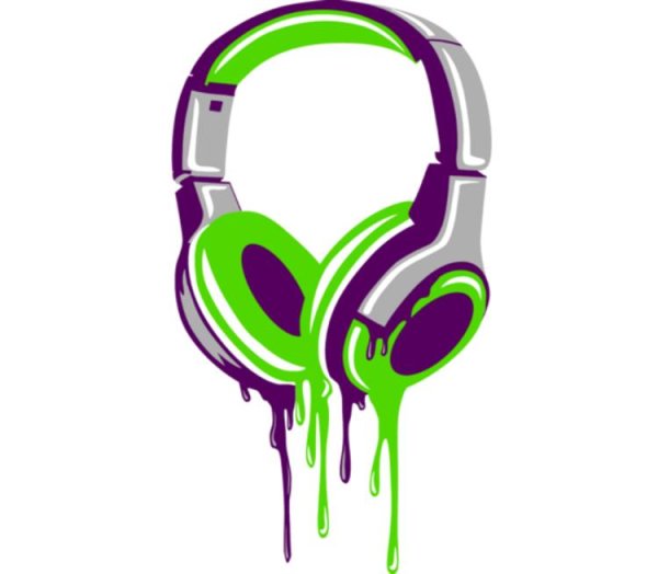 Неоновые наушники