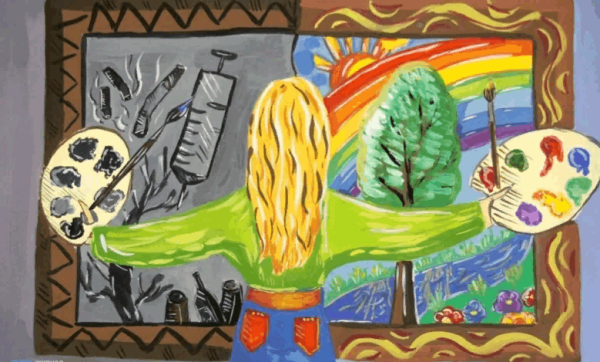 Психоделика череп