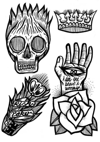 Простые тату