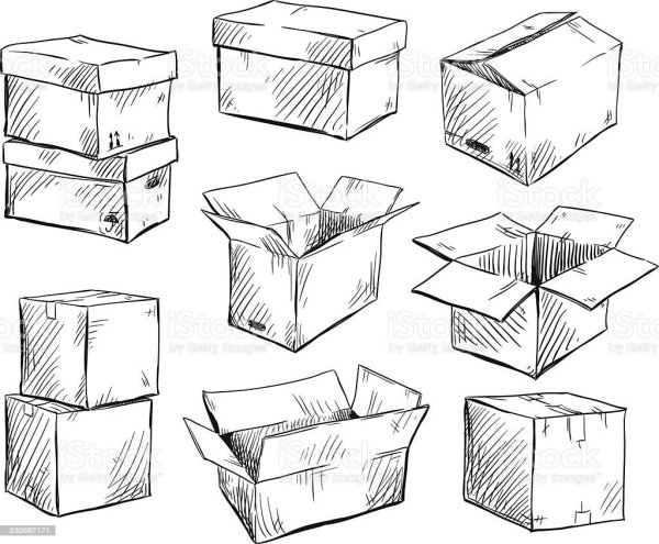 Скетчи коробок