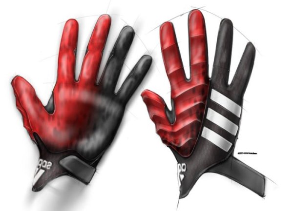 Перчатки скетч