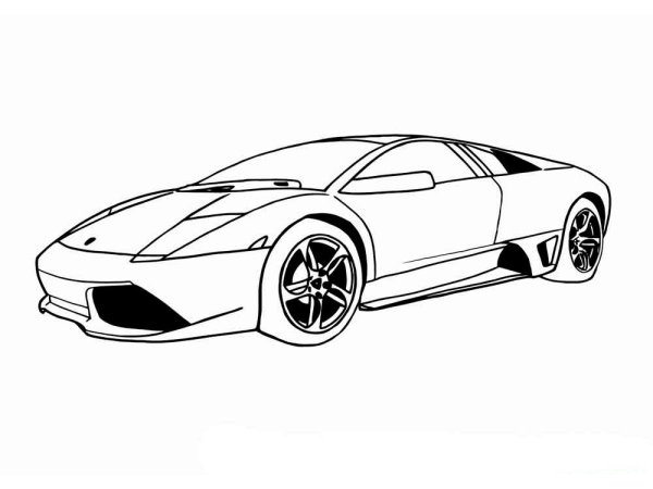 Lamborghini Murcielago lp640 раскраска