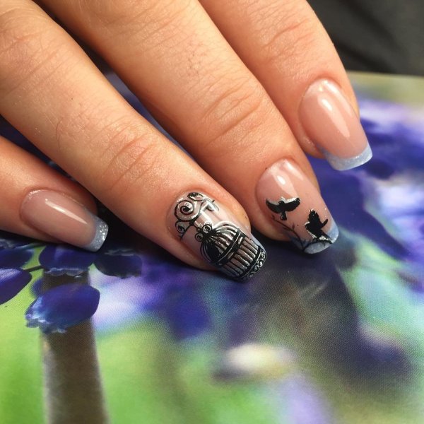 Френч с рисунком