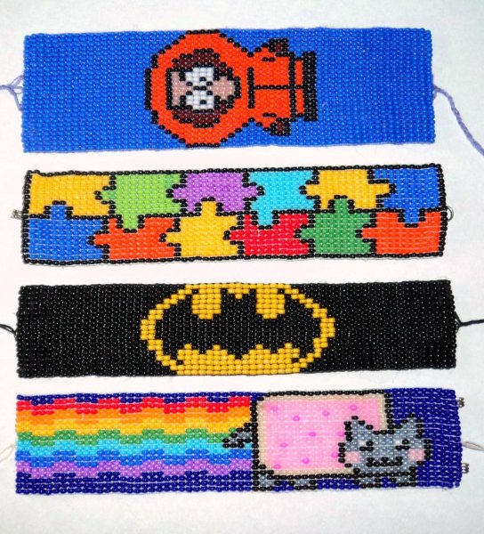 Схемы для фенечек прямого плет