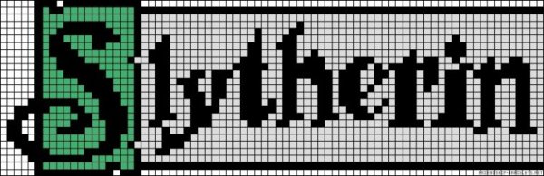 Фенечки Гарри Поттер Слизерин