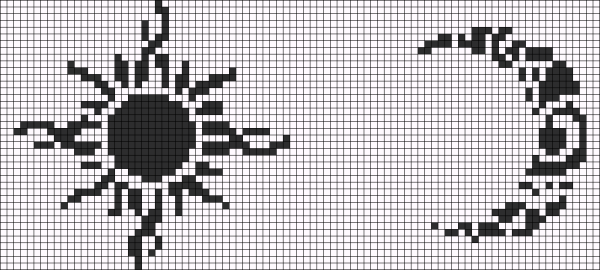 Схемы фенечек с солнцем