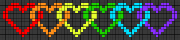 Радужную фенечку из бисера