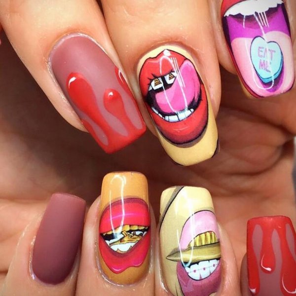 Маникюр в готическом ститиле