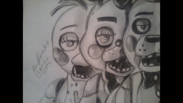 Картинки ФНАФ для срисовки