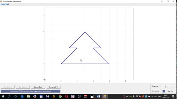 Задания для чертежника в Паскаль