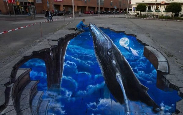 Самые удивительные 3d рисунки