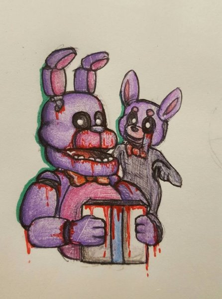 ФНАФ рисовки Бонни