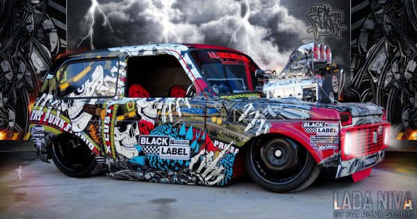 Додж Чарджер 1969 арт