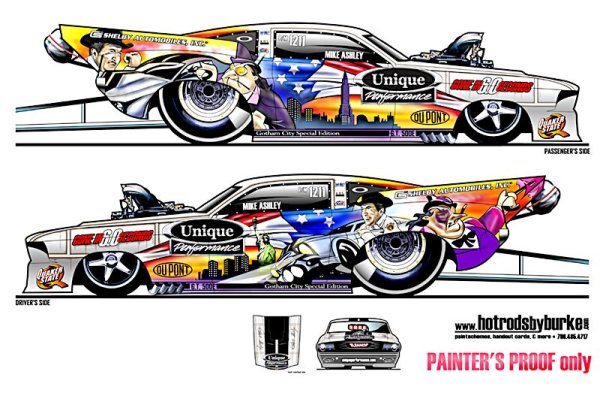 Автомобиль драг рисунок