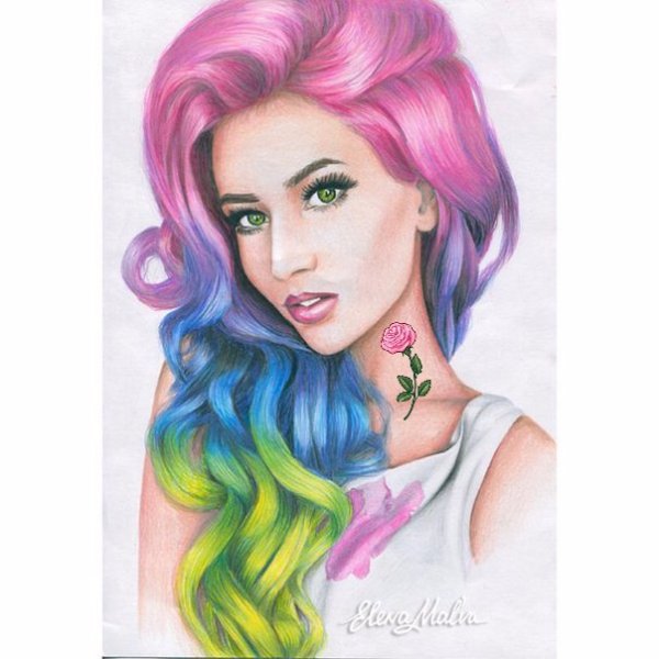 Красивые Девчачьи рисунки