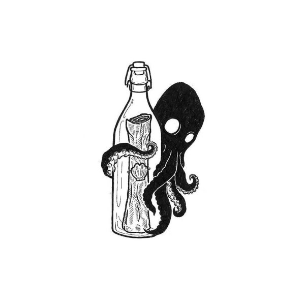 Эскизная бутылка