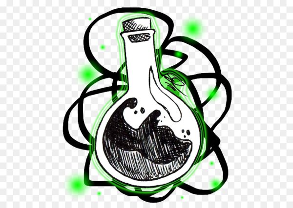 Химическая колба тату