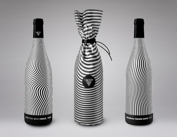 Креативная упаковка вина