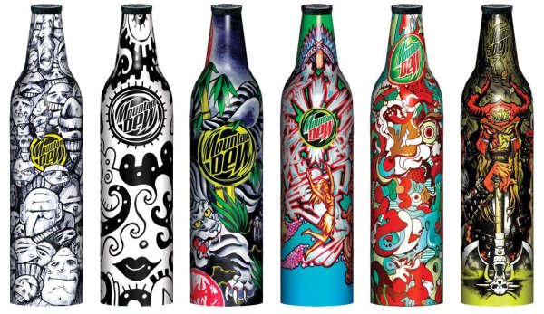 УФ печать на стеклянной бутылке