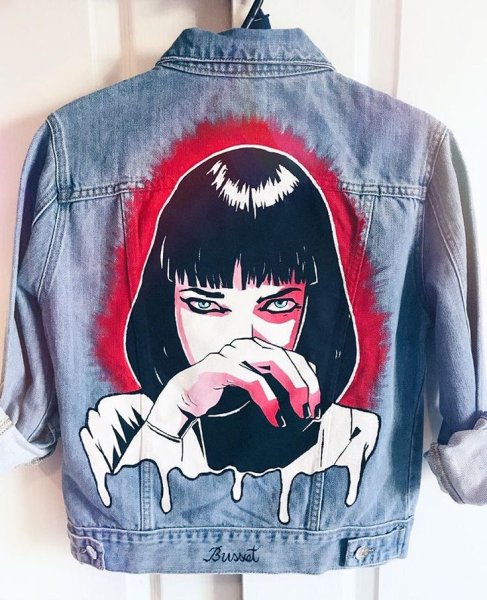 Джинсовка с Харли Квинн