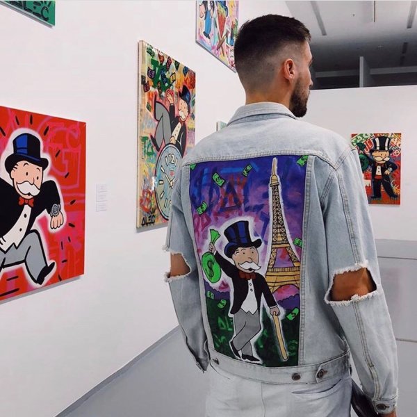 Роспись на одежде комиксы