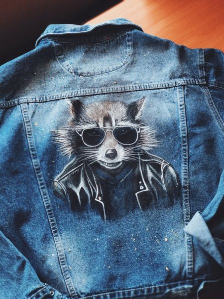 Арты на джинсовке