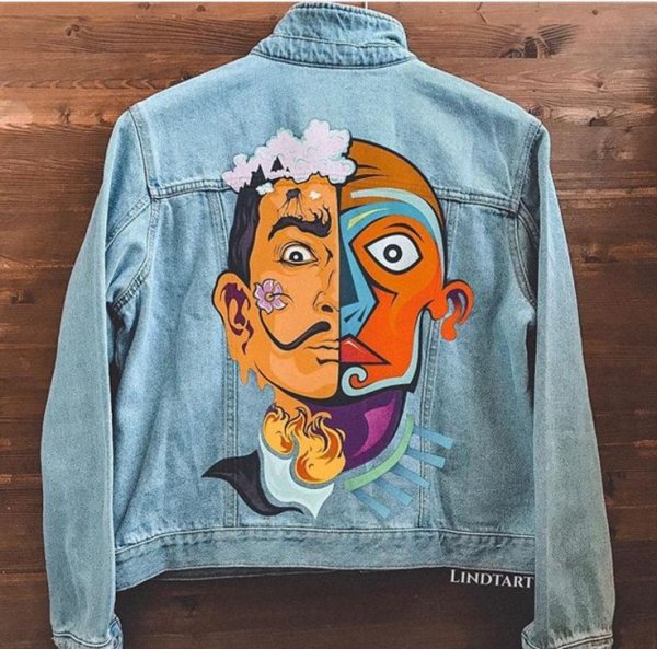 Узор на джинсовке