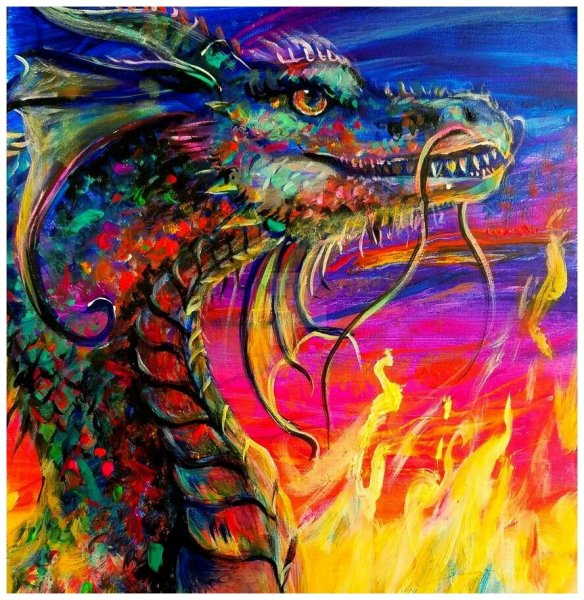 Идеи для рисунков драконы